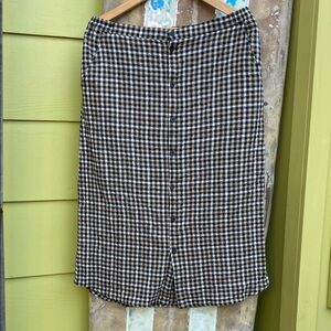 Brixton Black and Brown Skirt